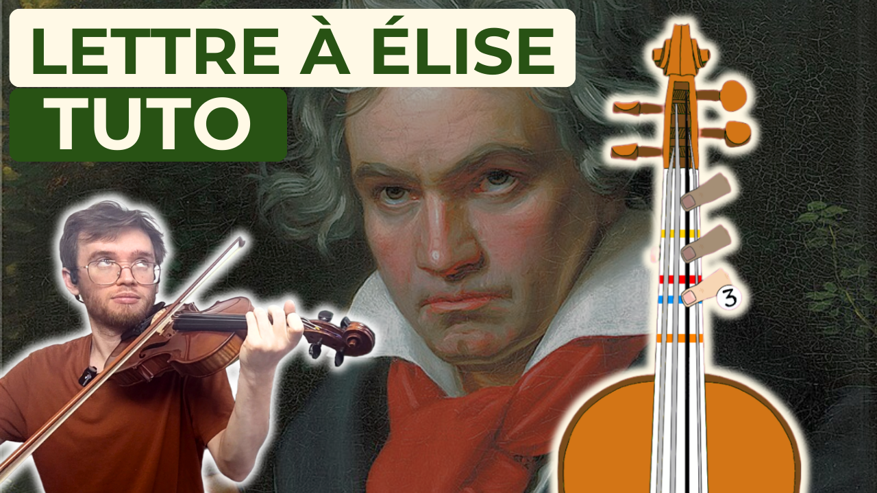La Lettre à Élise au violon : partition PDF et explications 🎻